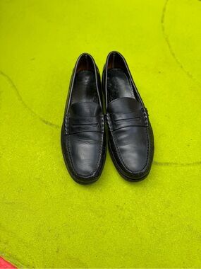 MEPHISTO Cap Vert Men’s Black Leather Penny Loafers Size 10 Comfort shoes